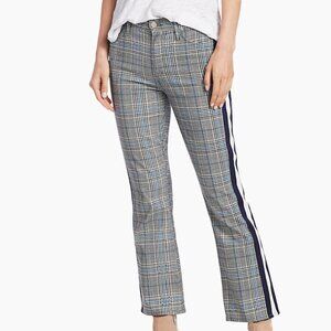 Mother Insider Plaid Racing Stripes Trousers Size 29
